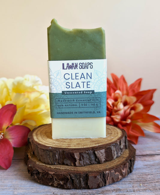 Clean Slate Unscented Natural Bar Soap