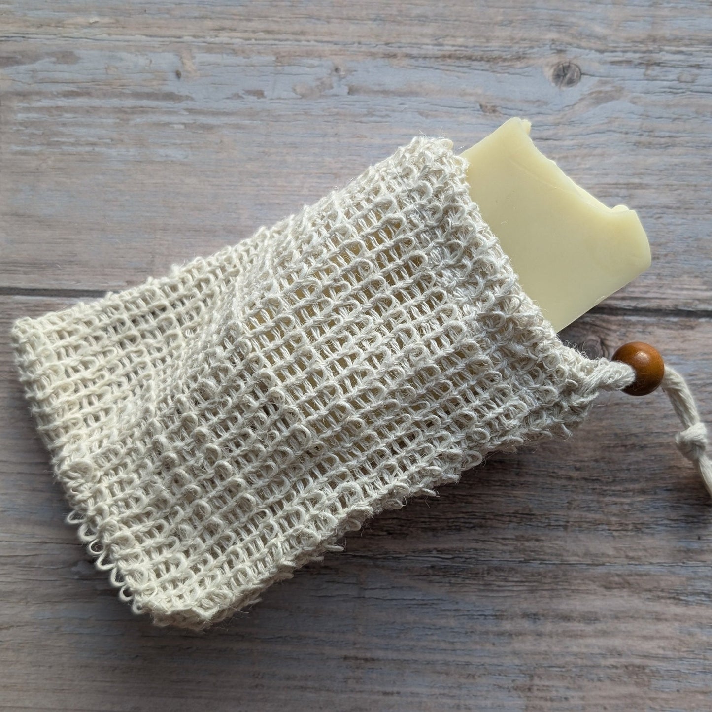Sisal Soap Saver Pouch