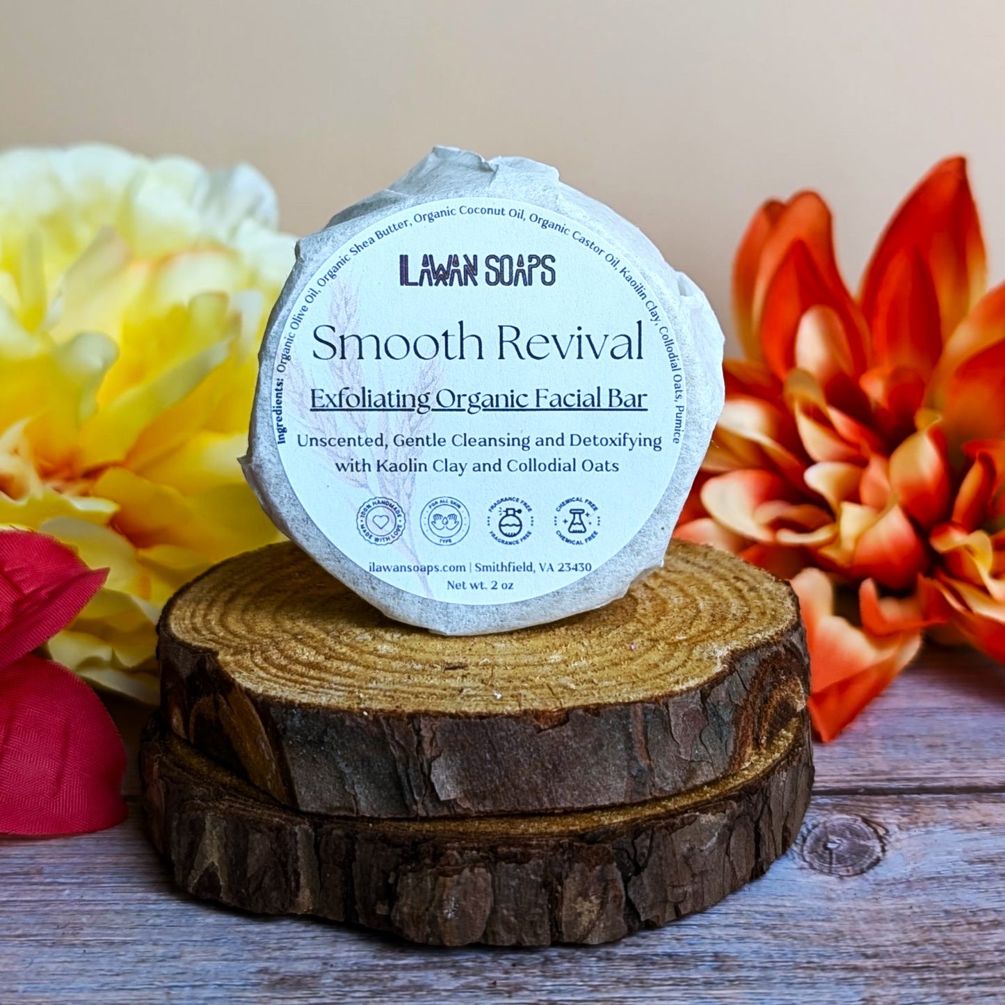 Smooth Revival Organic Exfoliating Facial Bar