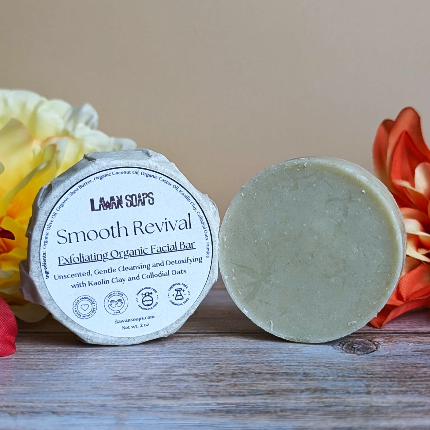 Smooth Revival Organic Exfoliating Facial Bar